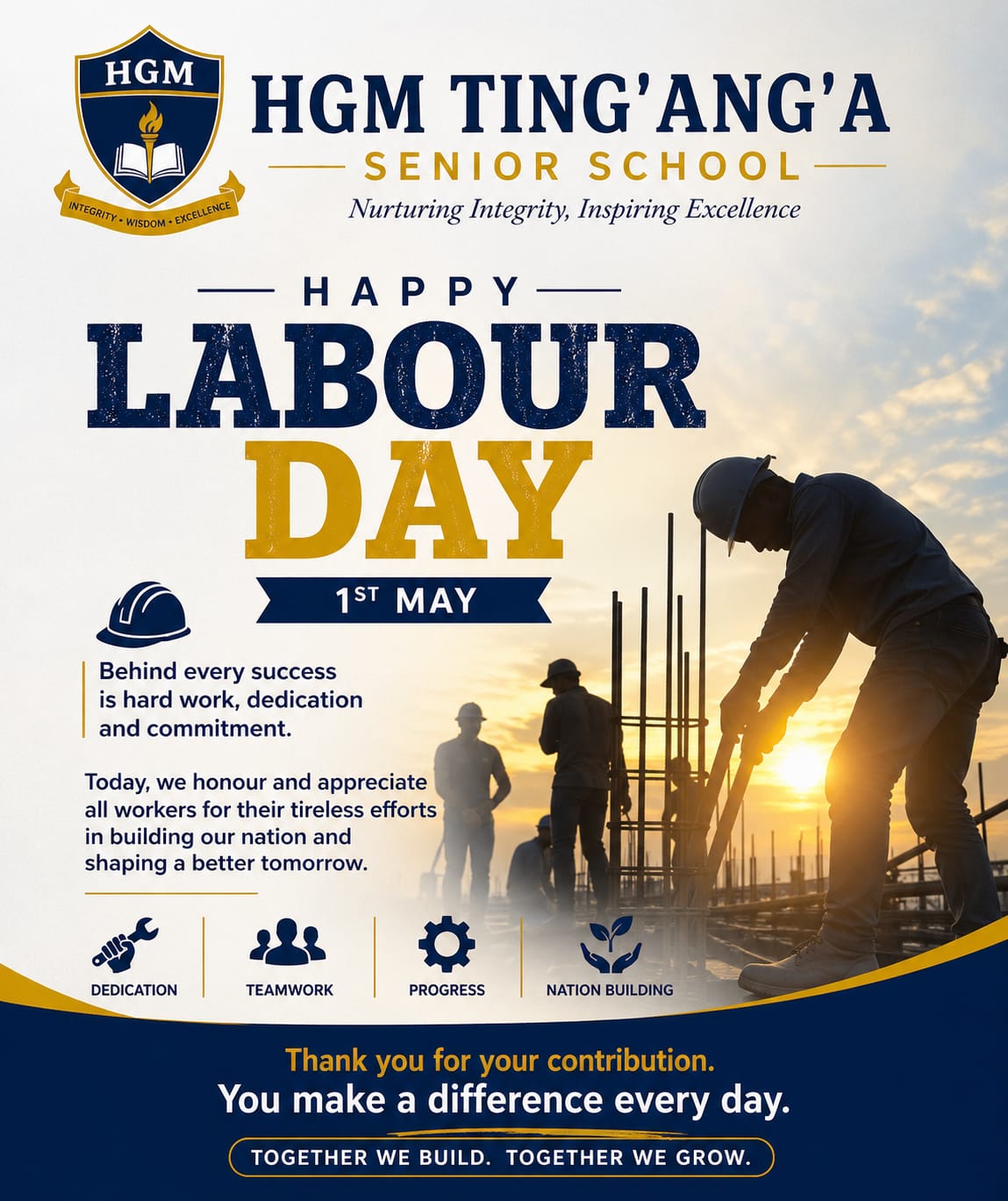 Labour Day Message from HGM Ting'ang'a